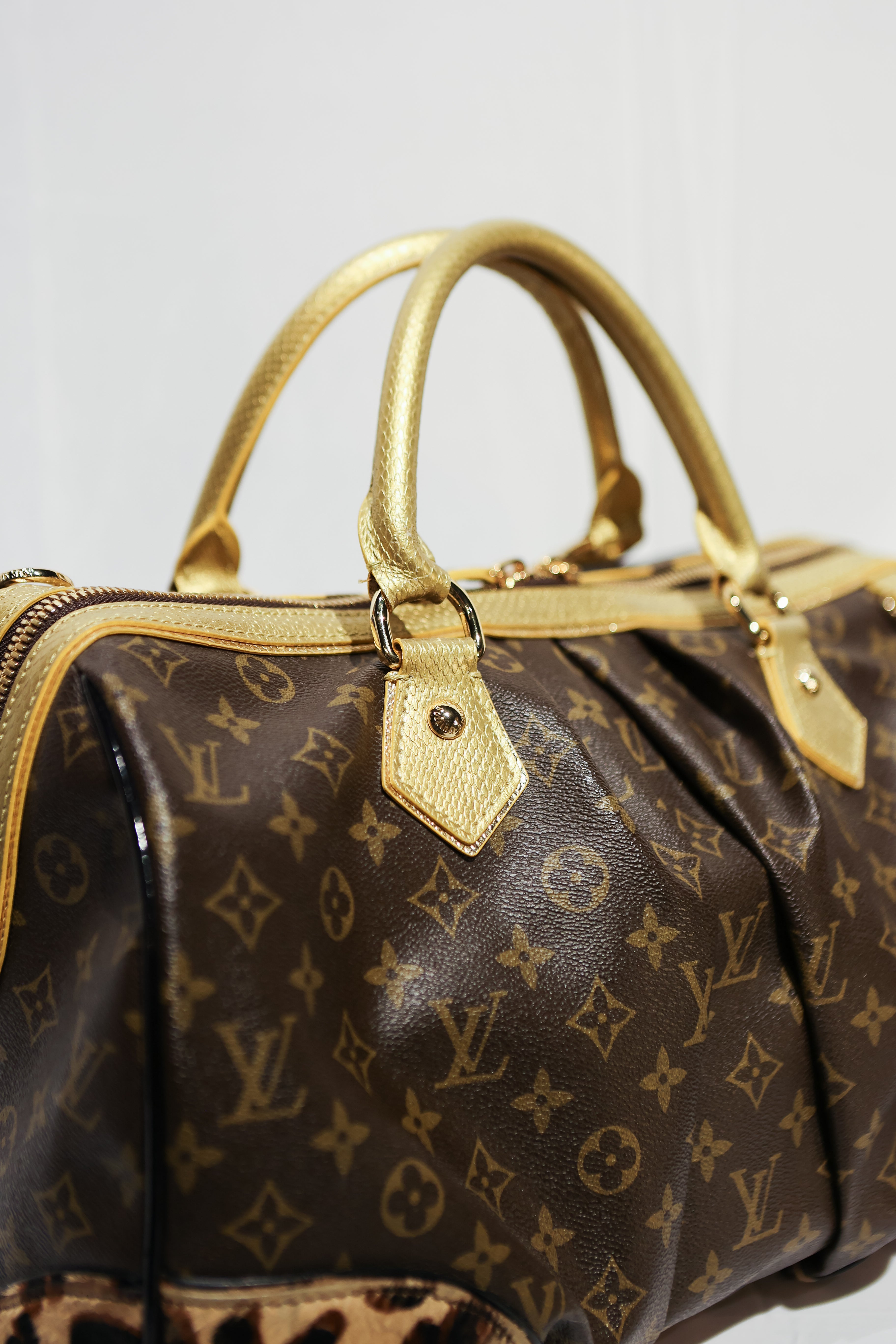 Louis Vuitton monogram leopard Stephen Sprouse