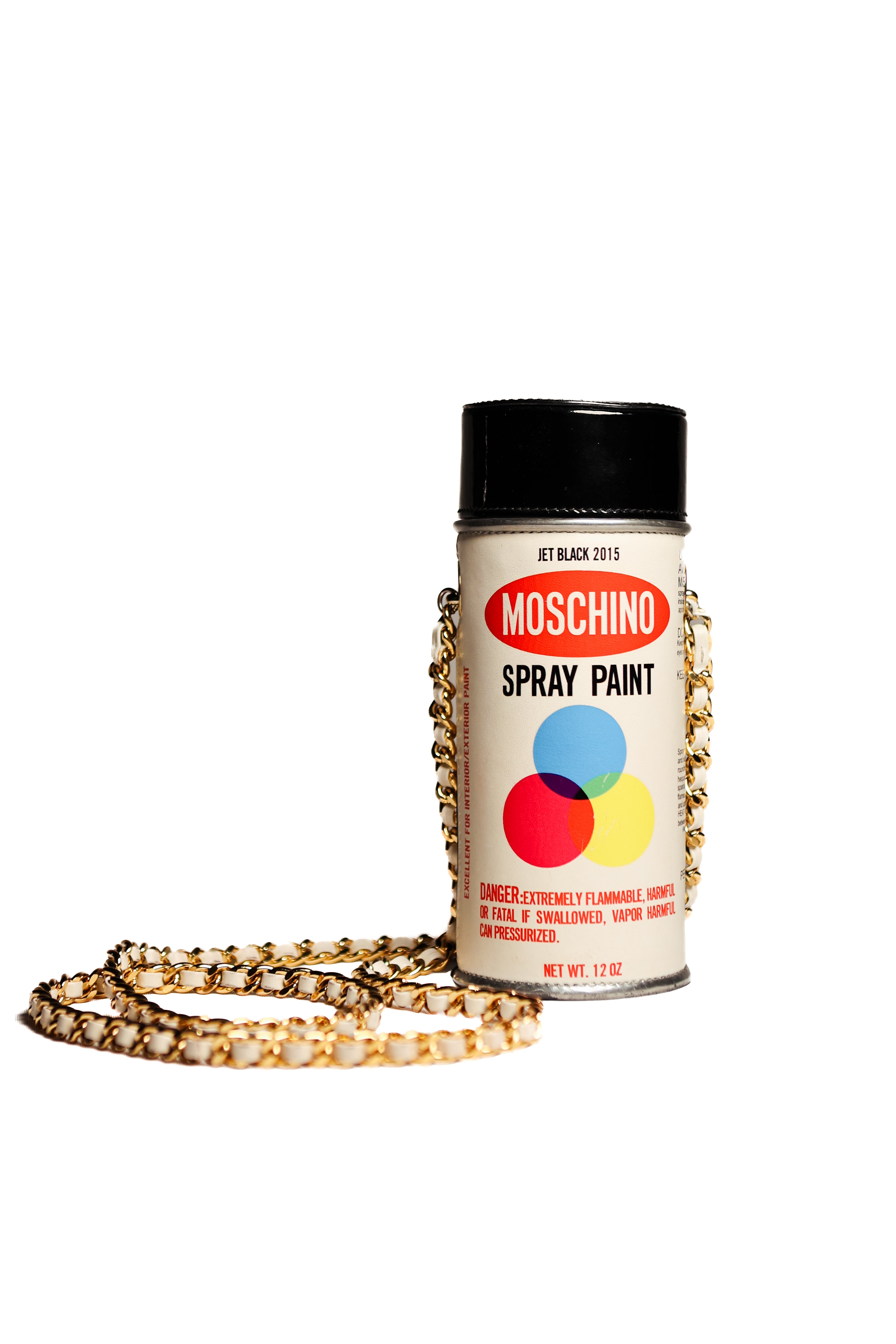 RARE Moschino Spray Paint Can Crossbody Bag
