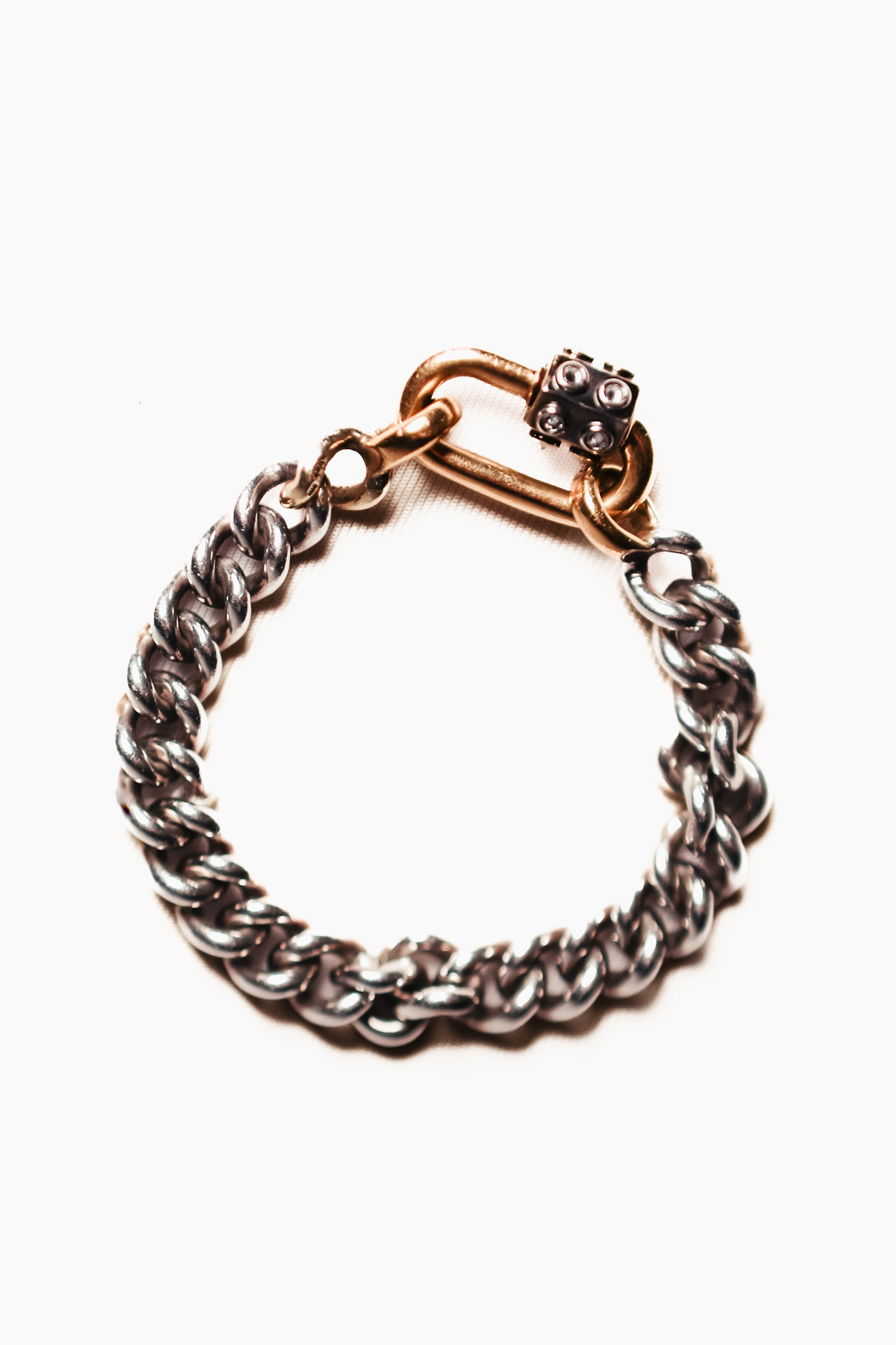 Marla Aaron Mini Mega Curb Chain with Consuelo Lock