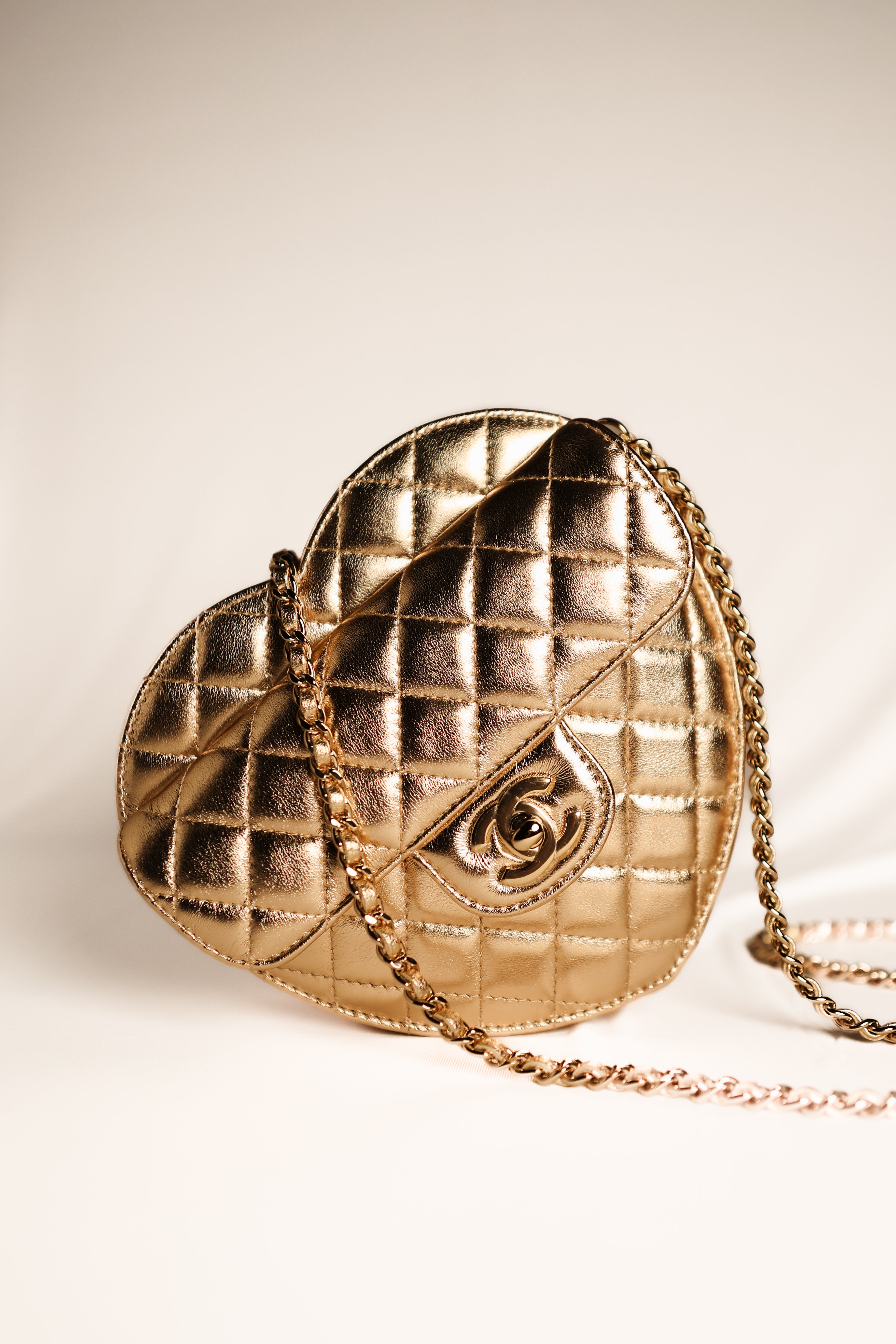 Chanel CC in Love Heart Bag
