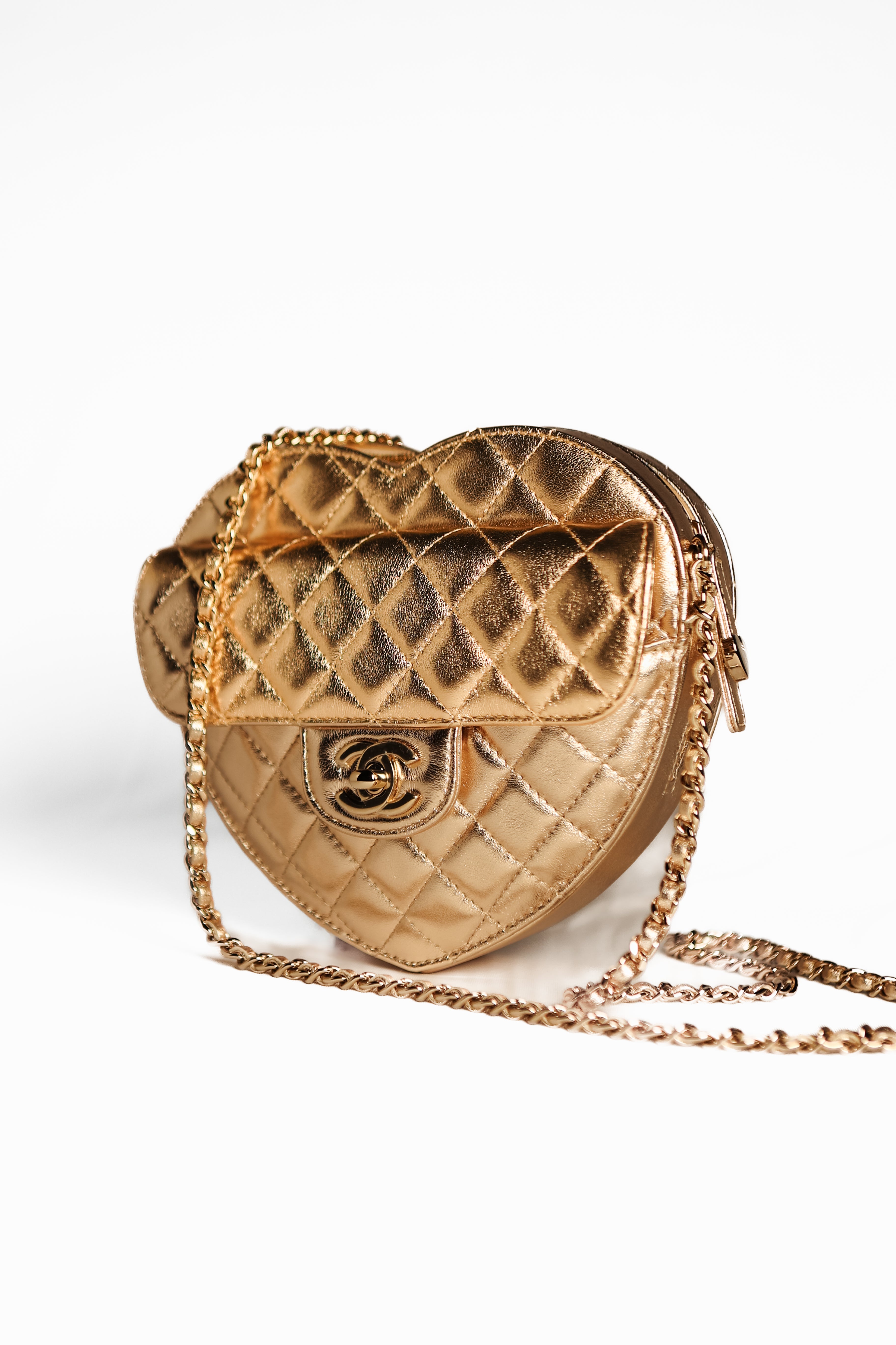 Chanel CC in Love Heart Bag