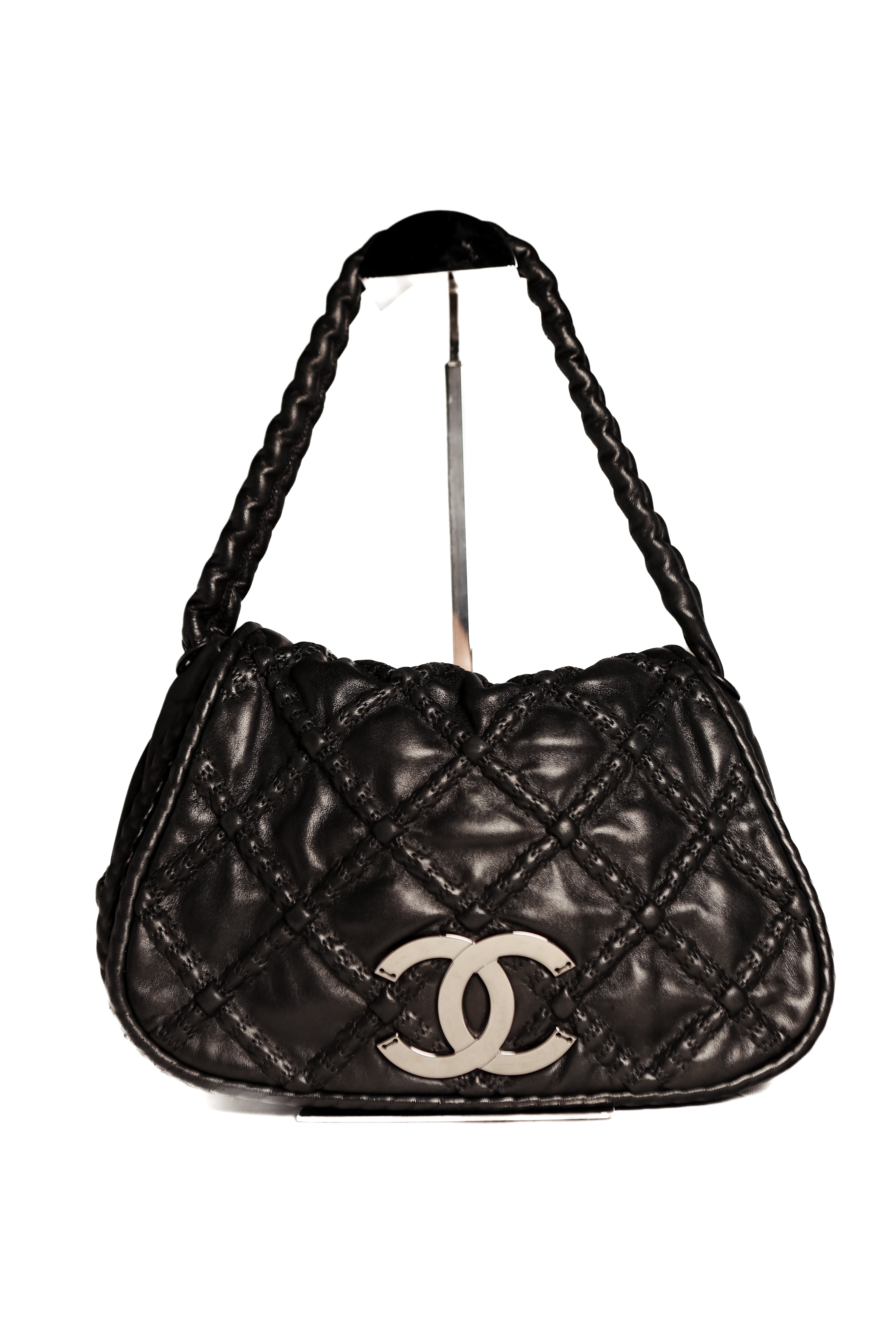 CHANEL Hidden Chain Matelasse Flap Bag
