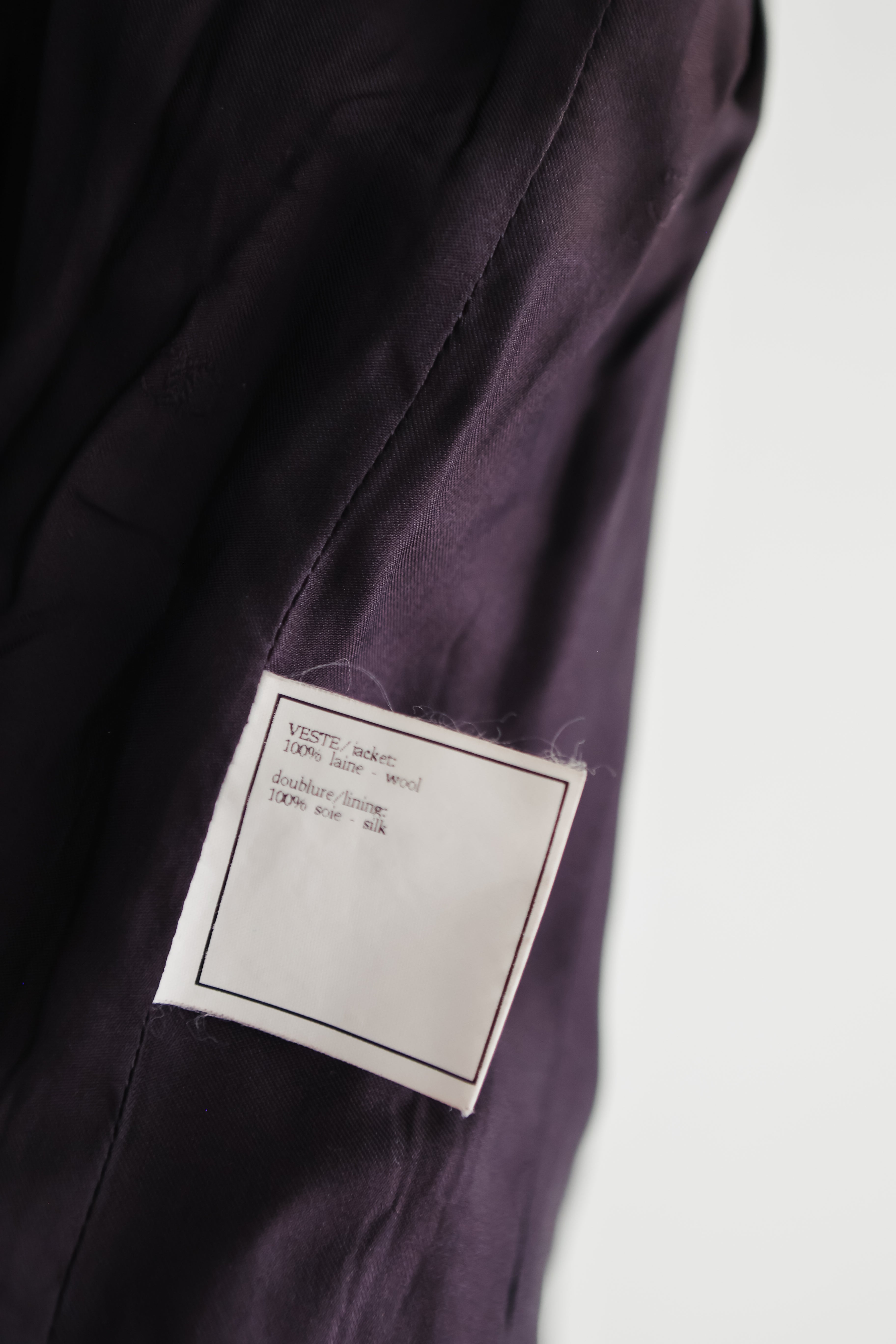 Vintage Chanel Boutique brown wool boucle jacket