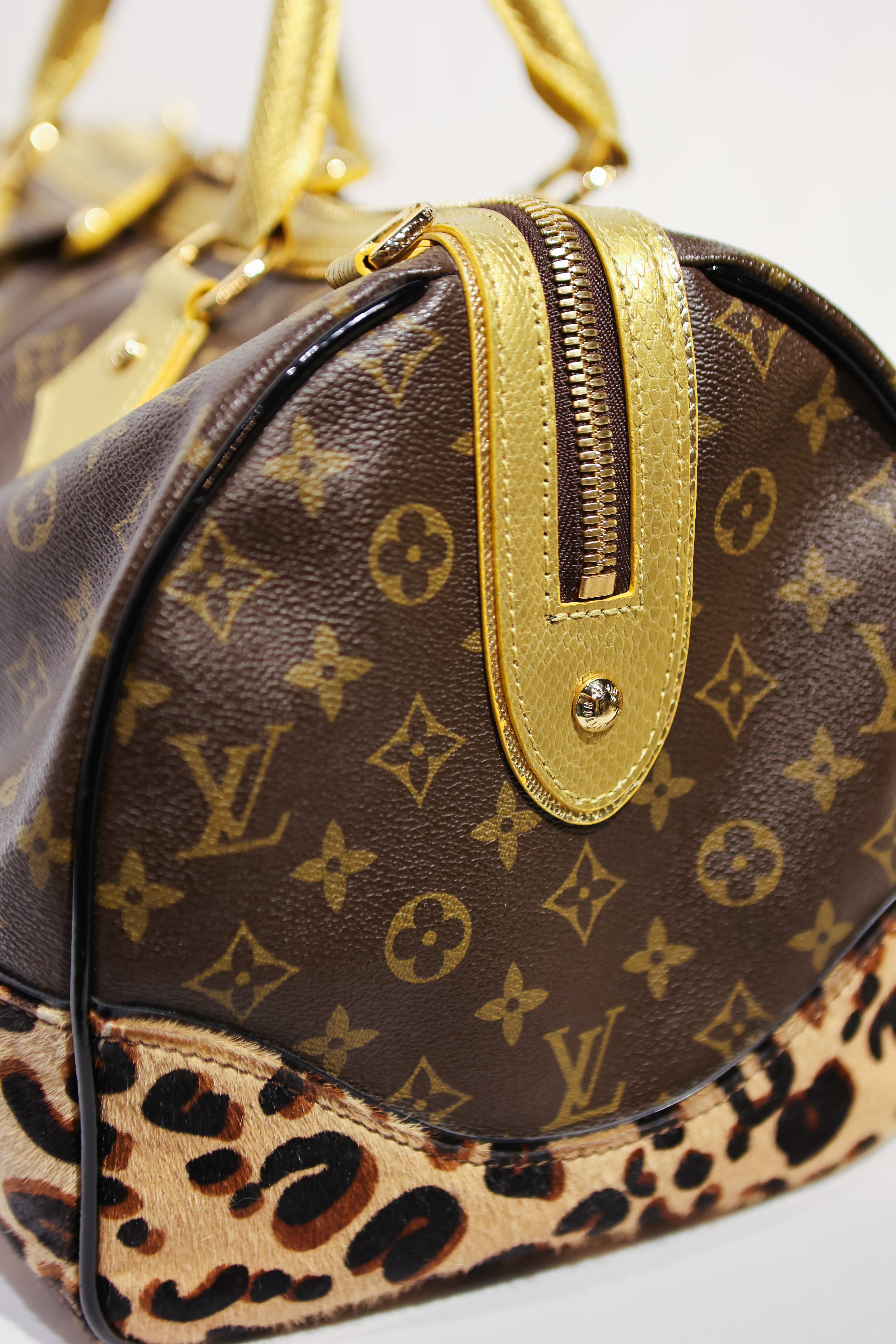 Louis Vuitton monogram leopard Stephen Sprouse