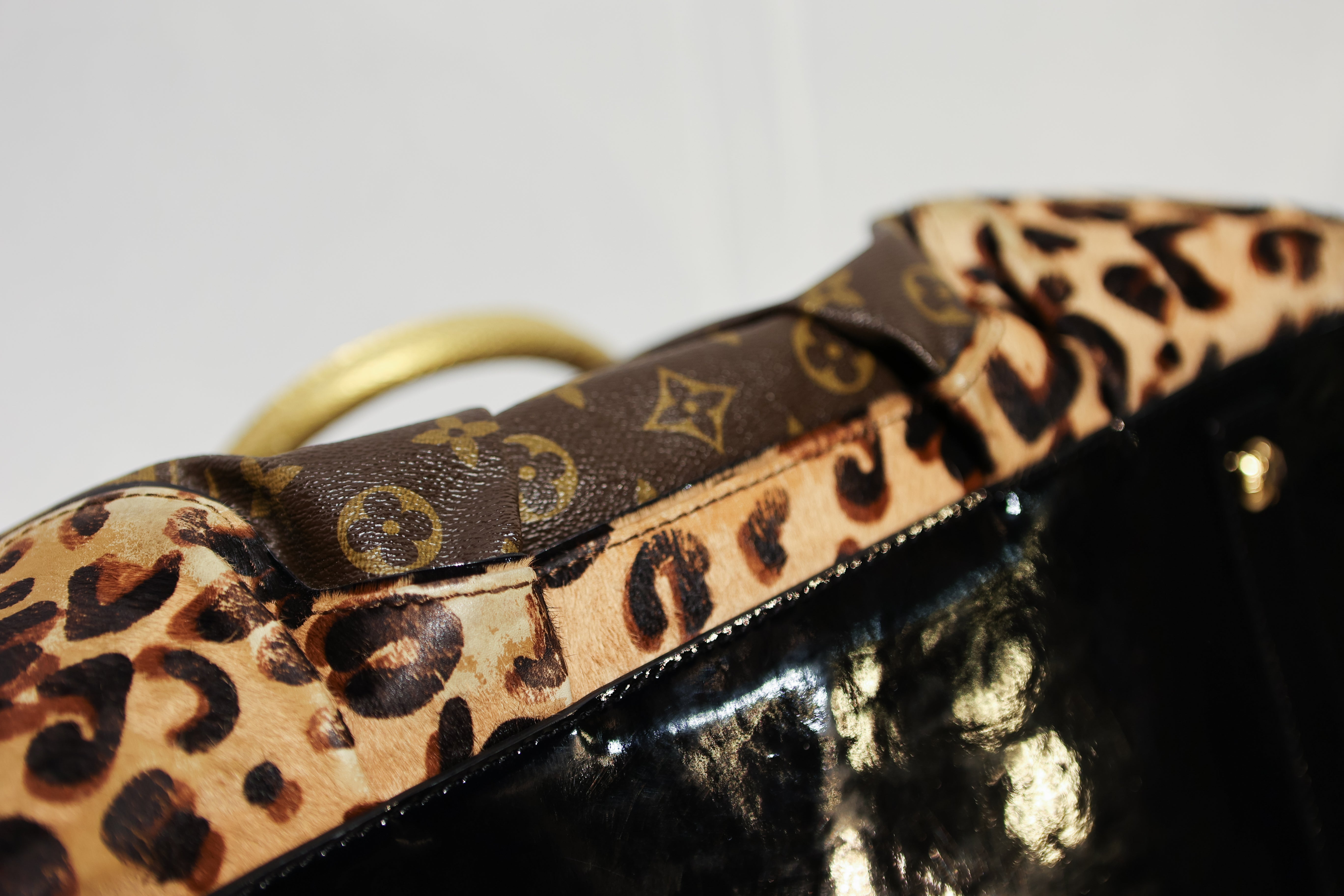 Louis Vuitton monogram leopard Stephen Sprouse