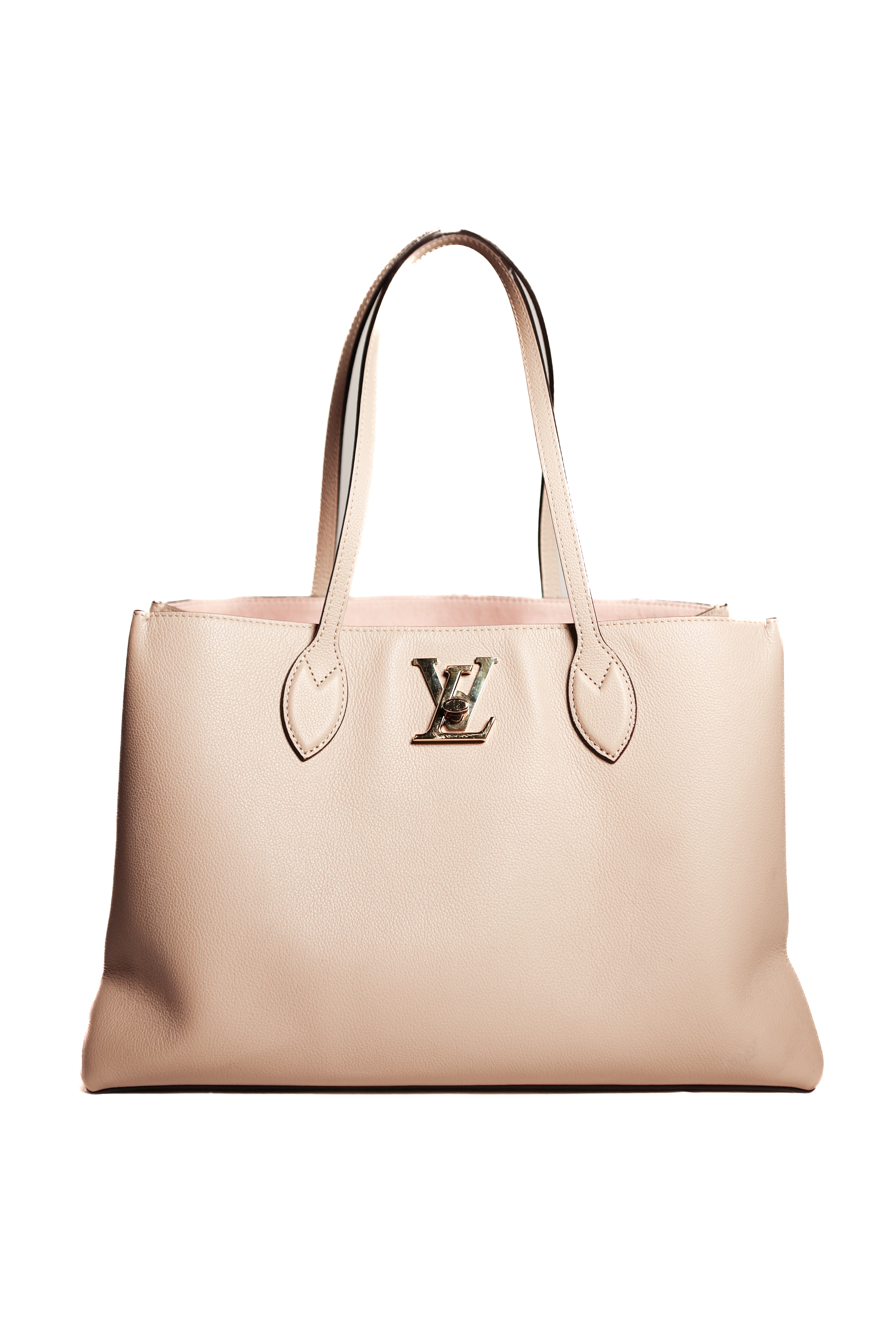 Louis Vuitton Lock Me Shopper Tote Bag Calf