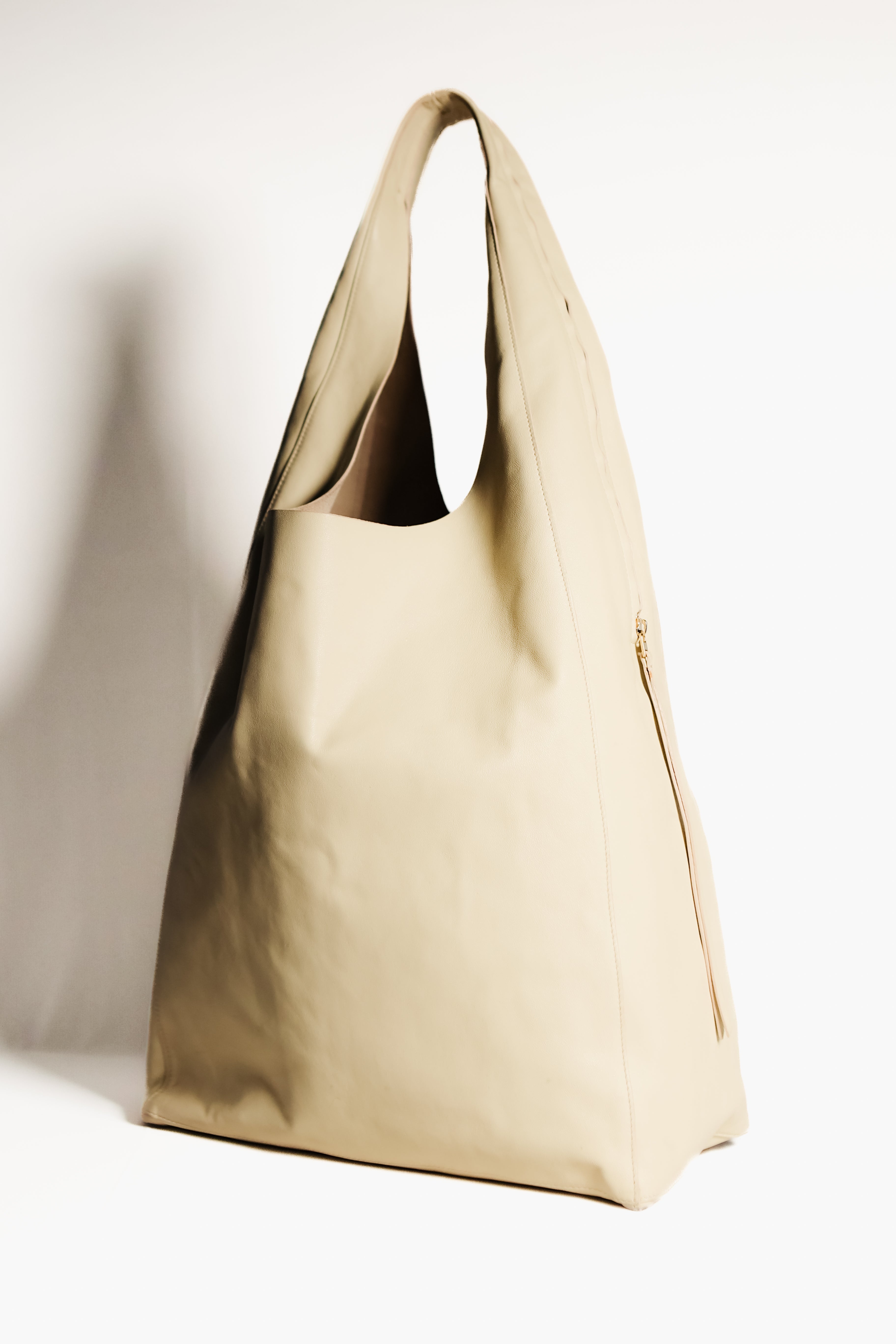 Celine Leather Twisted Cabas Tote