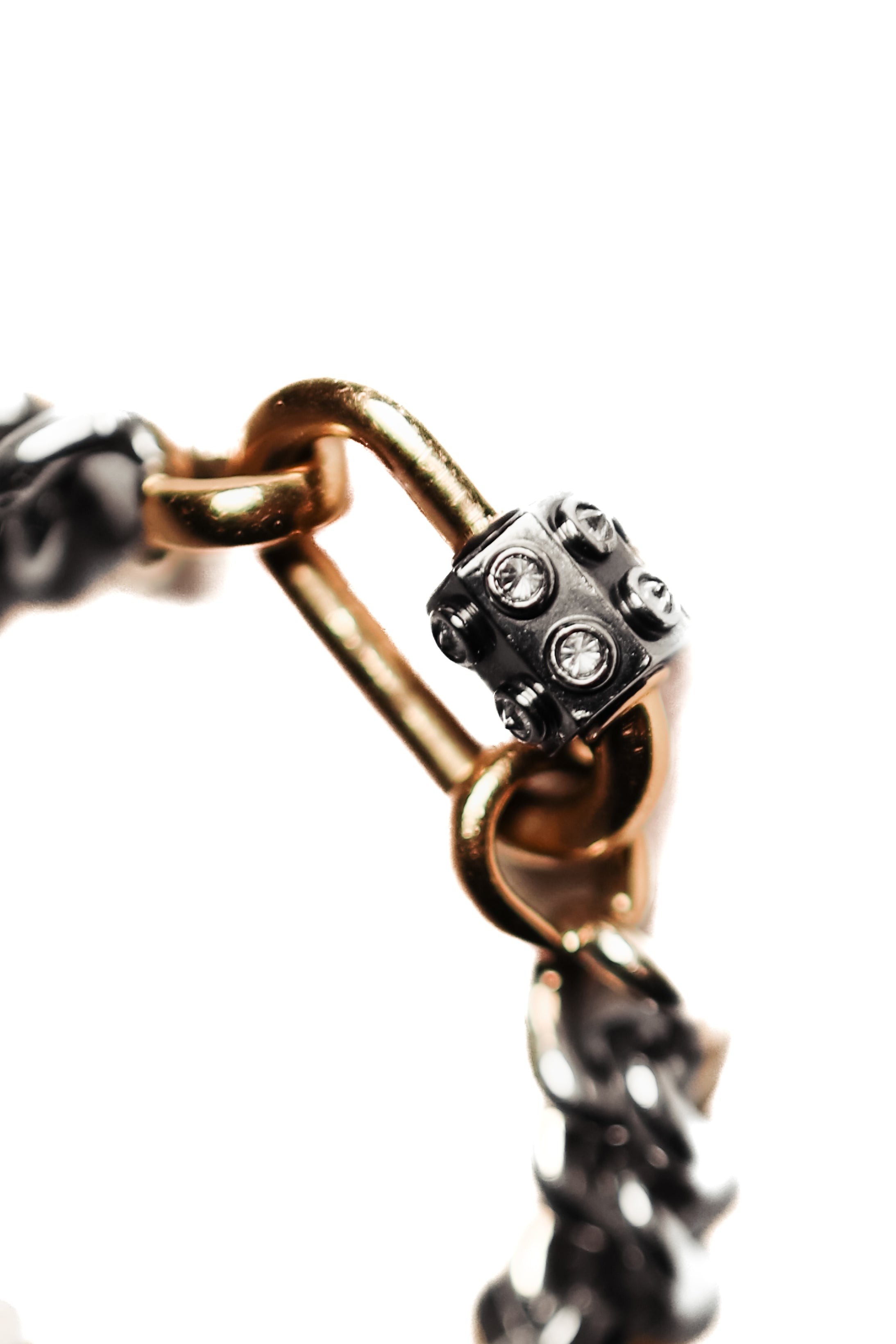 Marla Aaron Mini Mega Curb Chain with Consuelo Lock