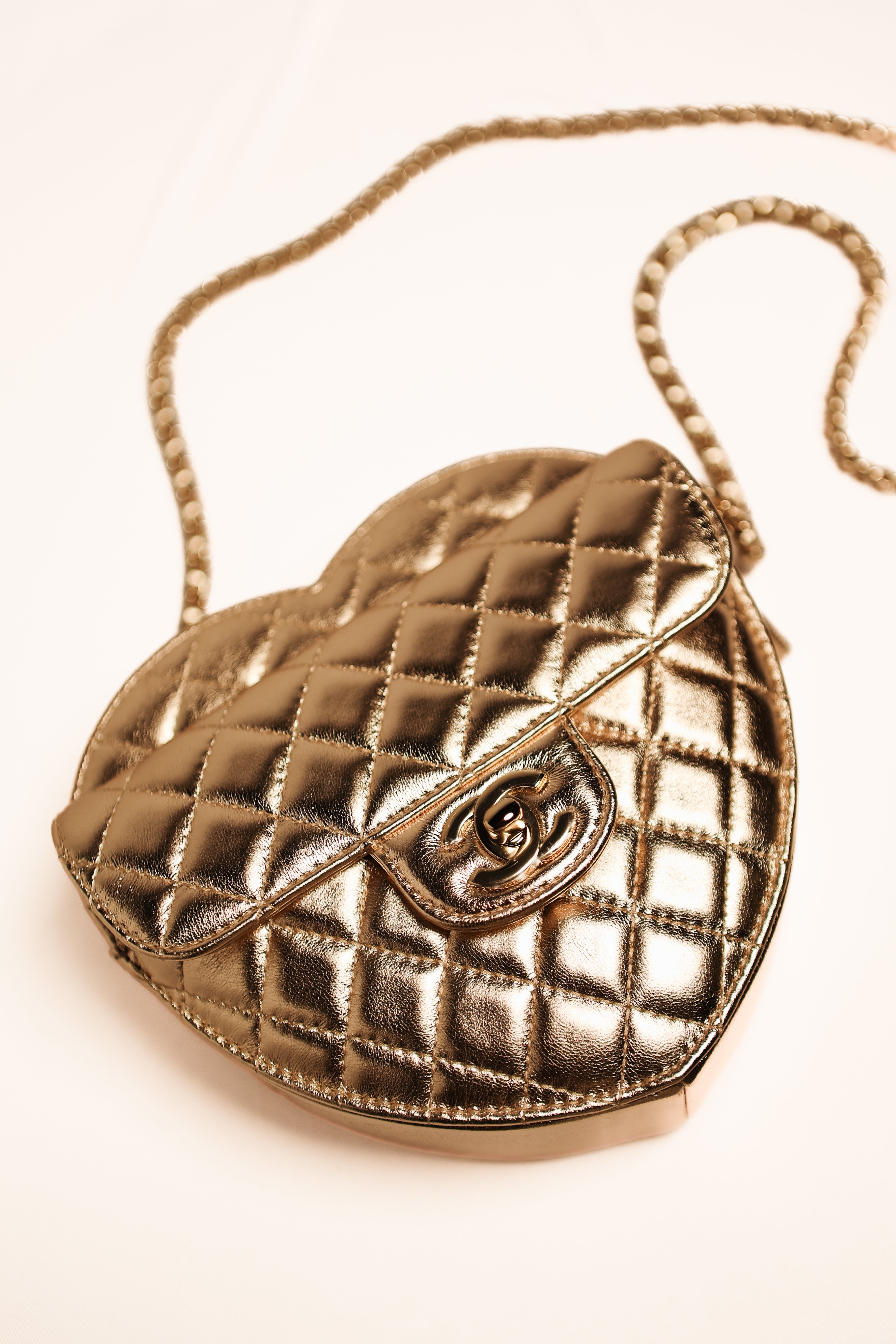 Chanel CC in Love Heart Bag