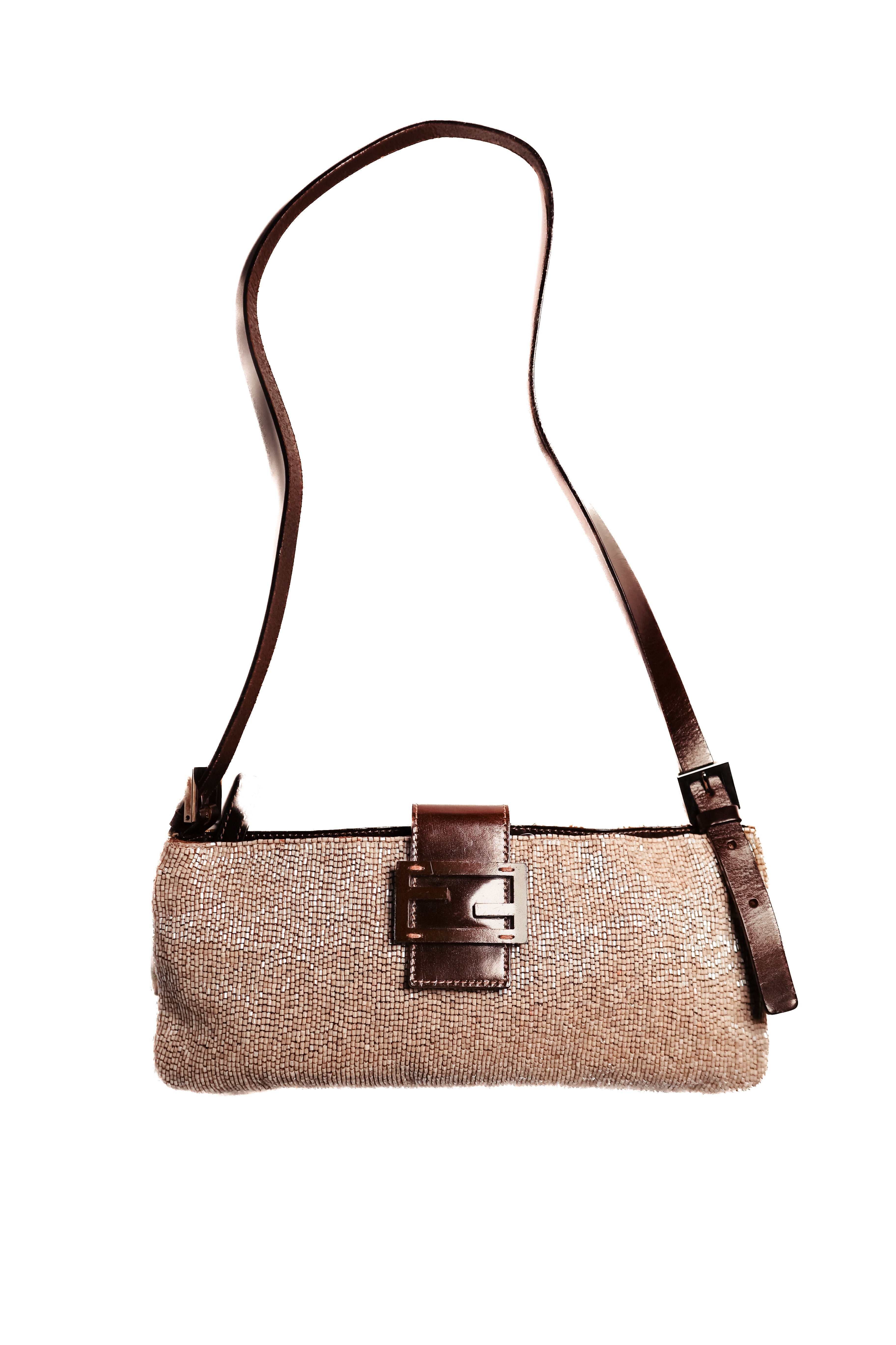 Vintage Fendi Beaded Baguette Bag