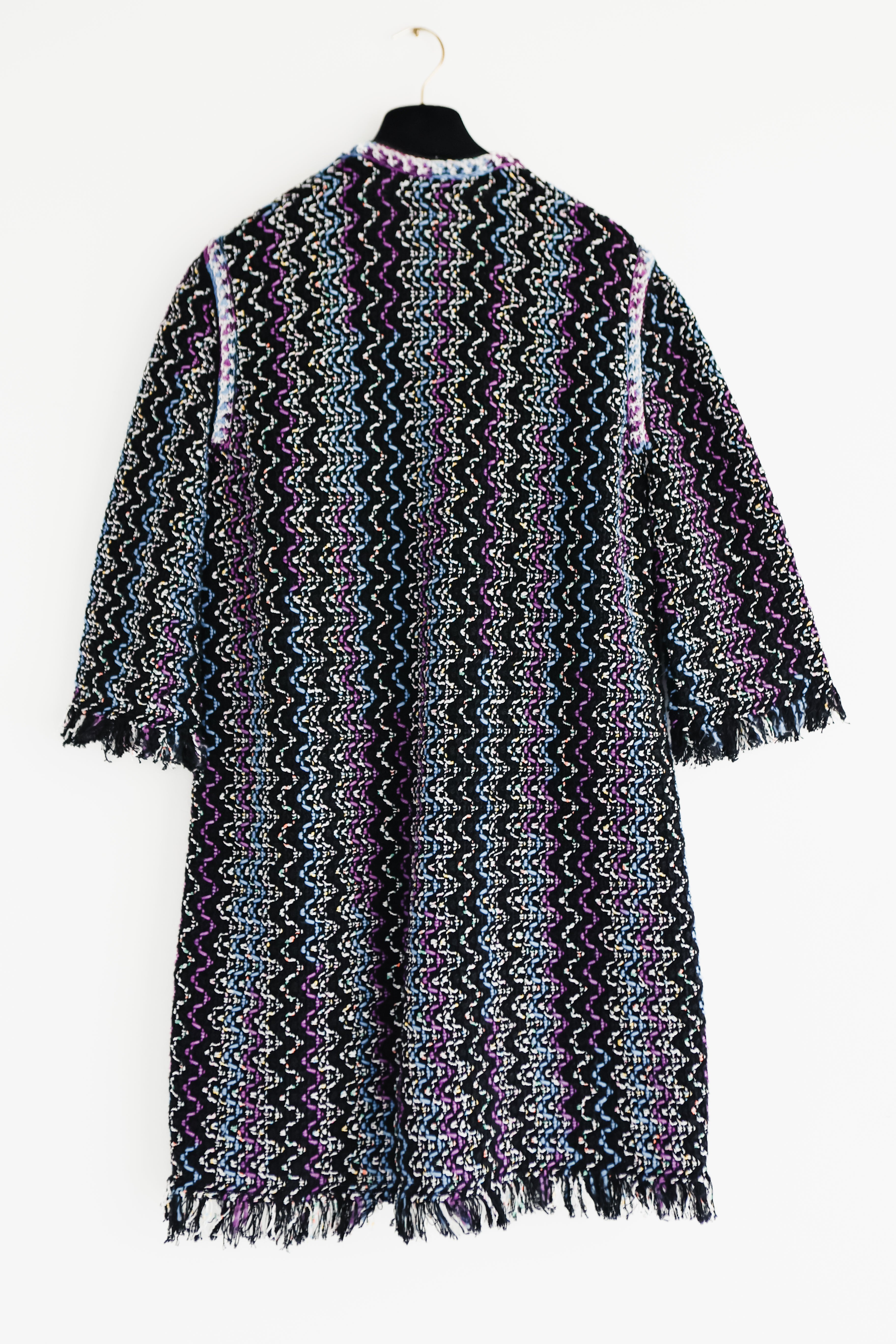 CHANEL Runway Tweed Mini Dress sz 42