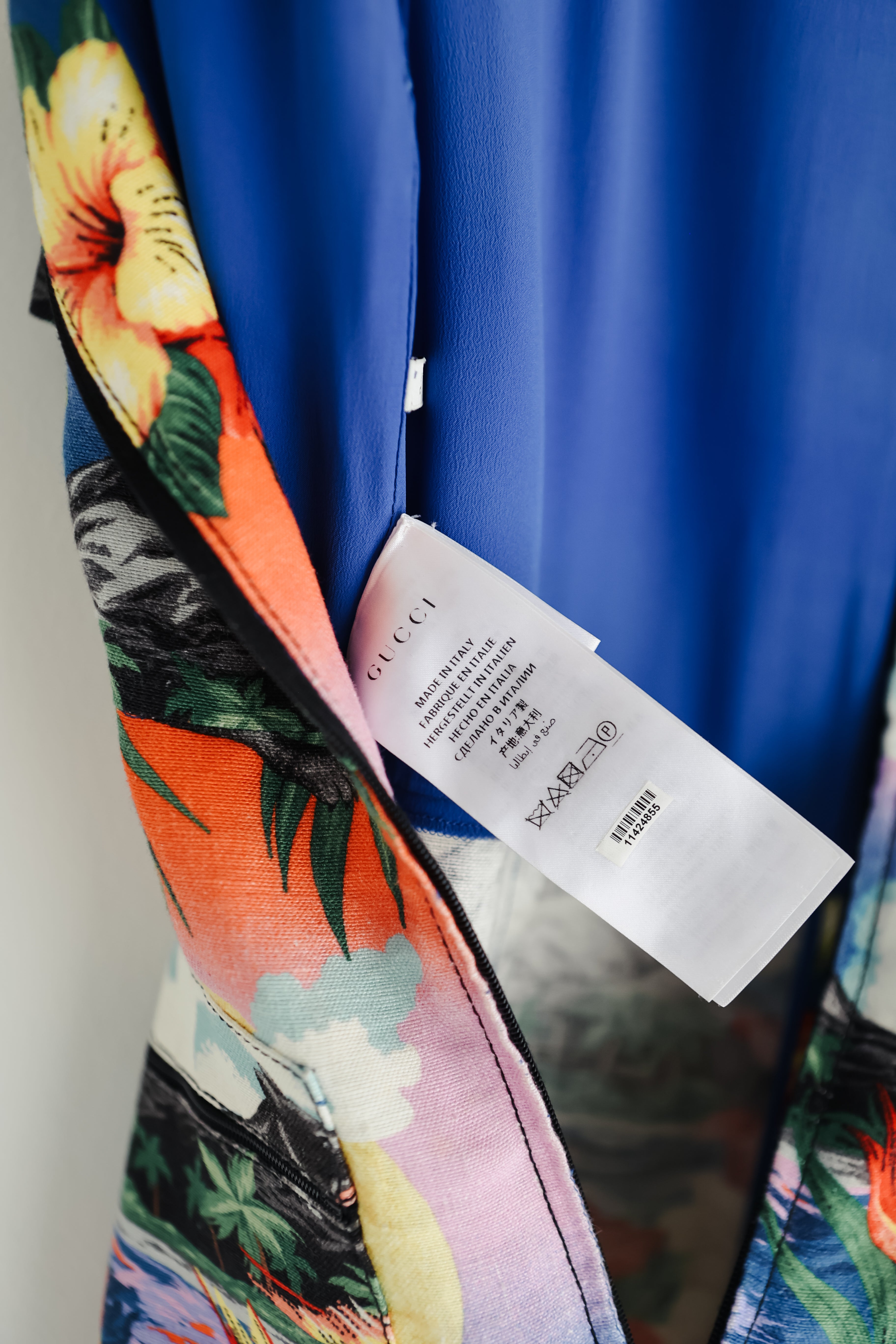 Gucci 2018 Hawaiian Linen Dress