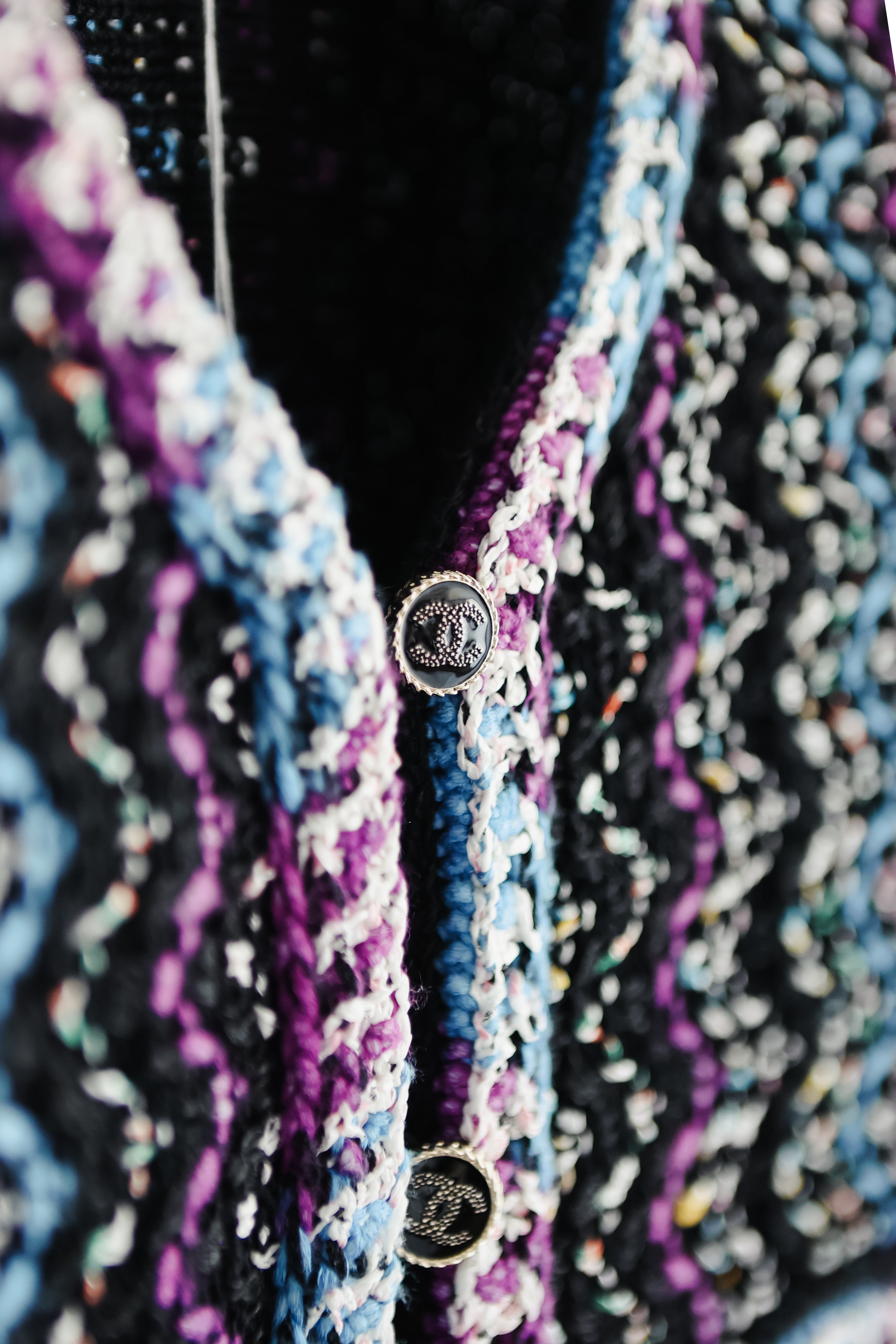 CHANEL Runway Tweed Mini Dress sz 42